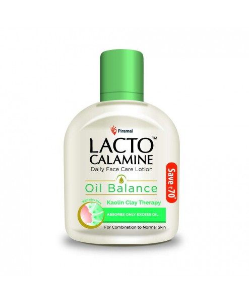 Lacto Calamine Oil Balance Daily Face Care Lotion - Aloe Vera -120ml